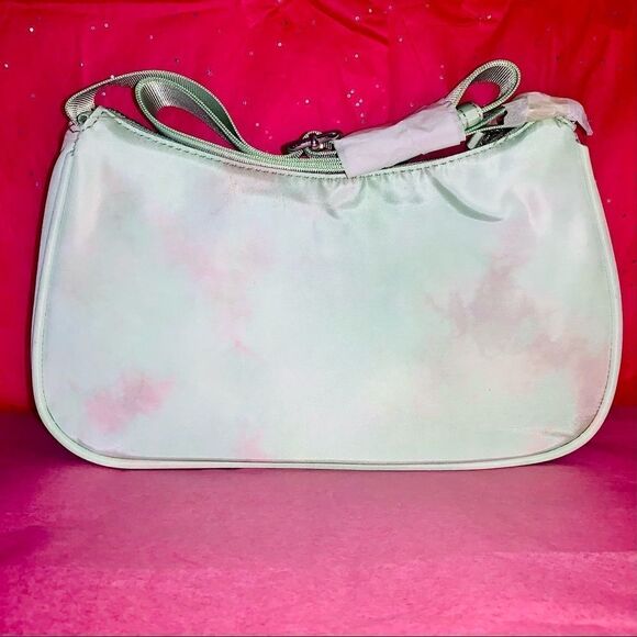 Fabletics MZ Mini Shoulder Bag Aloe Ethereal Tie-Dye Print Adjustable Strap - Picture 9 of 16